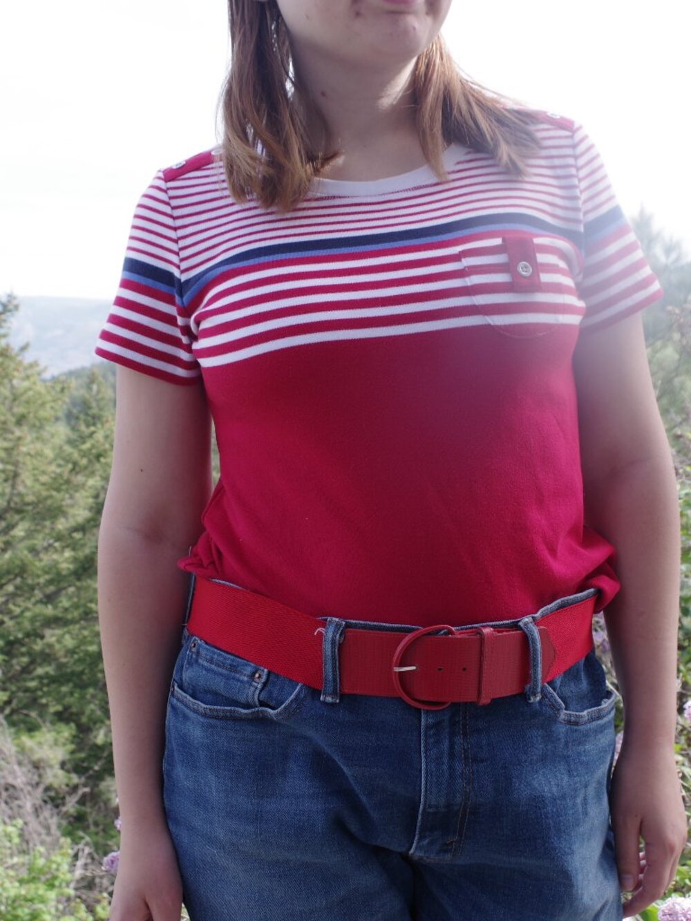 Ladies Sail Boat Vintage T-Shirt